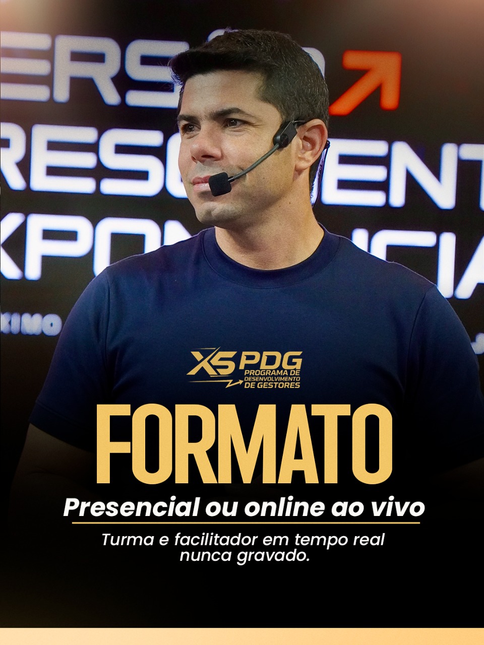 Presencial ou online ao vivo